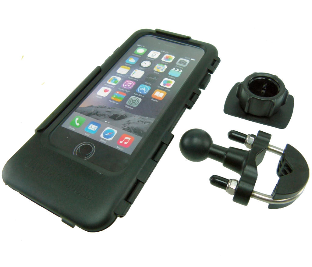Waterproof Metal U-Bolt Tough Case Motorcycle Bike Mount for iPhone 7 PLUS (5.5&quot;) (SKU 36695)