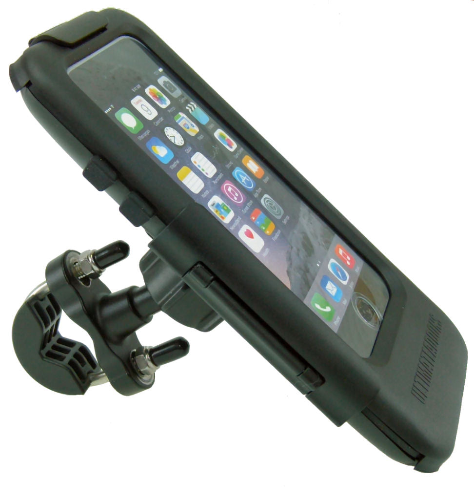 Waterproof Metal U-Bolt Tough Case Motorcycle Bike Mount for iPhone 6S (4.7") (sku 44914)