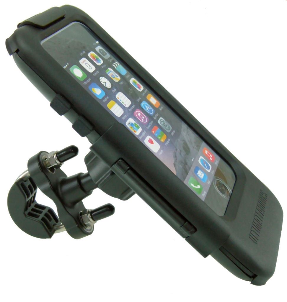 Waterproof Metal U-Bolt Tough Case Motorcycle Bike Mount for iPhone SE 2 (2020) (sku 53586) - BuyBits Ltd UK