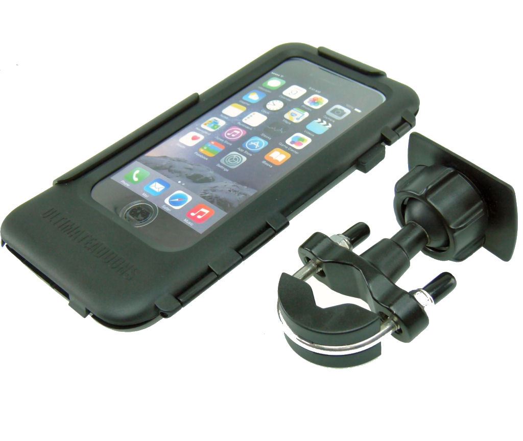 Waterproof Metal U-Bolt Tough Case Motorcycle Bike Mount for iPhone SE 2 (2020) (sku 53198) - BuyBits Ltd UK
