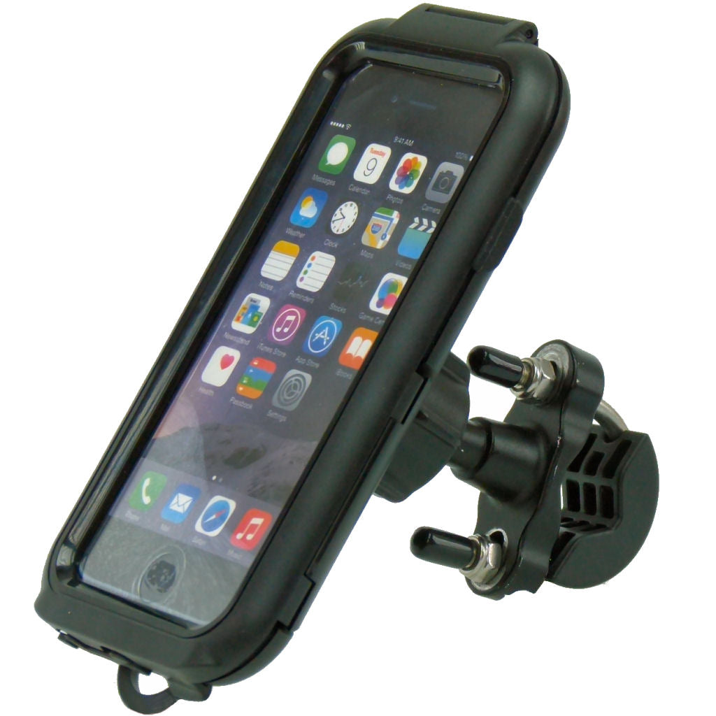 Waterproof Compact Tough Case Metal U-Bolt Motorcycle Bike Mount for iPhone 8 (4.7") (sku 37071)