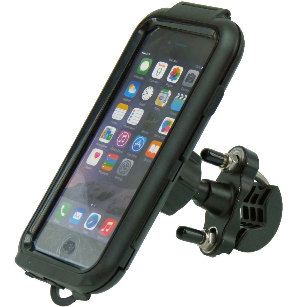 Waterproof Compact Tough Case Metal U-Bolt Motorcycle Bike Mount for iPhone SE 2 (2020) (sku 53197) - BuyBits Ltd UK