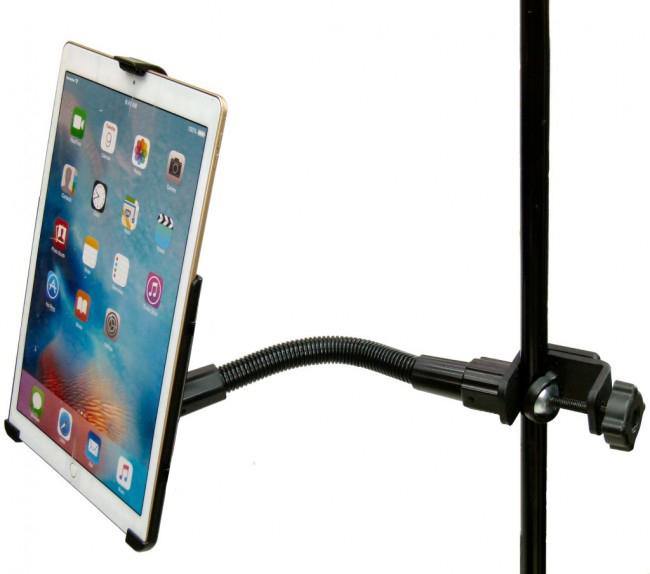 12" Flexi Arm Form Fit Music - Mic Stand Clamp Mount for Apple iPad Pro 10.5" (sku 42847) - BuyBits Ltd UK