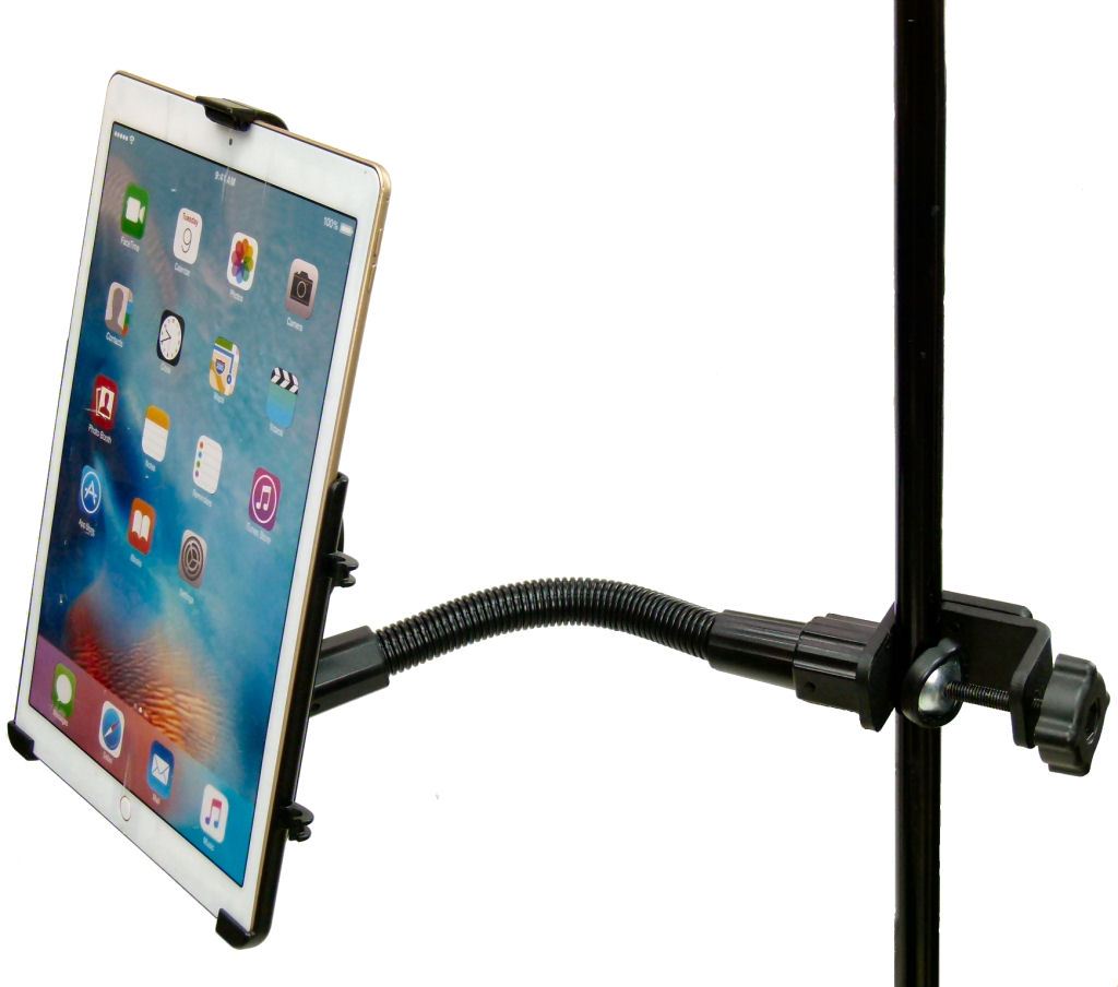 12" Flexi Arm Form Fit Music - Mic Stand Clamp Mount for Apple iPad Pro 11" (2020) (sku 54044) - BuyBits Ltd UK