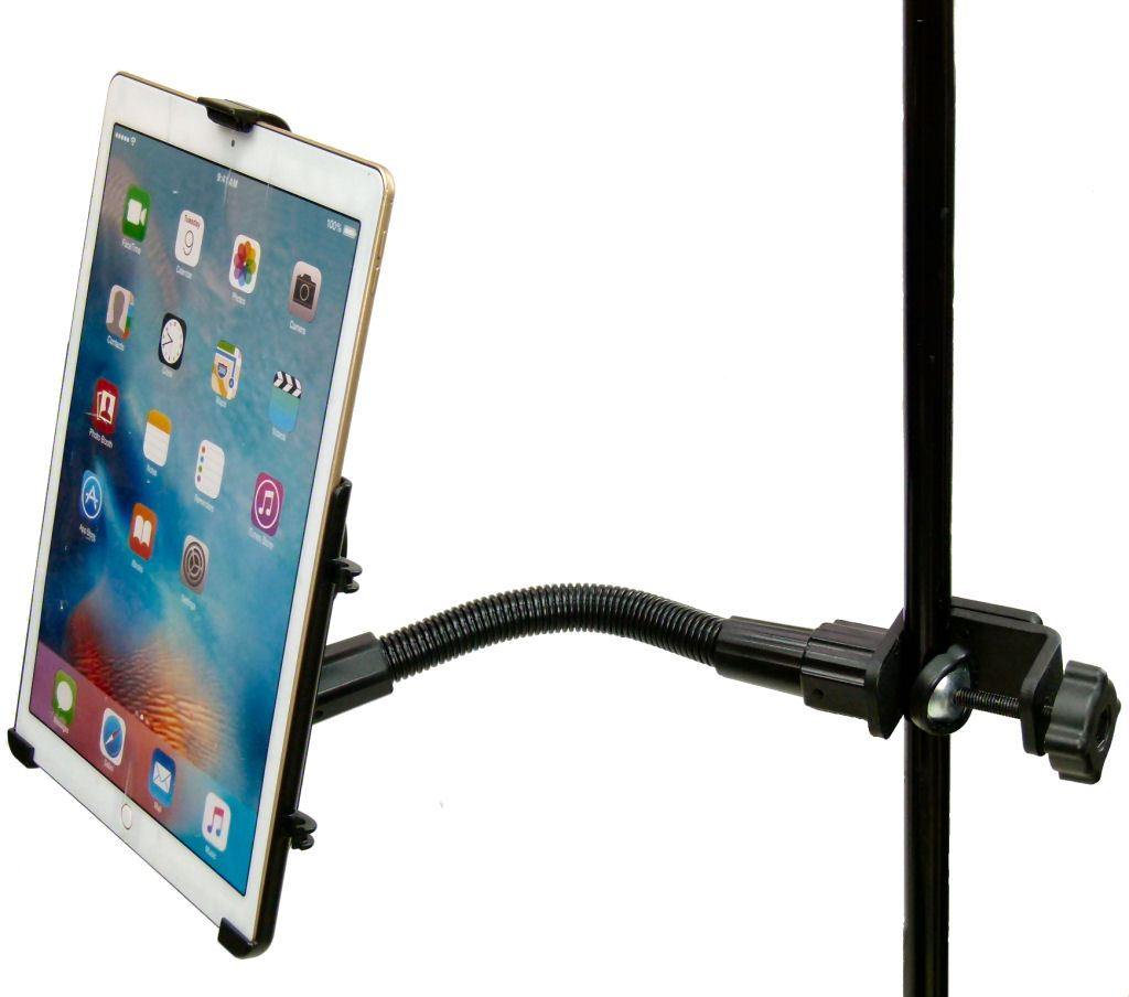 12" Flexi Arm Form Fit Music - Mic Stand Clamp Mount for Apple iPad Pro 11" (2018) (sku 46704) - BuyBits Ltd UK