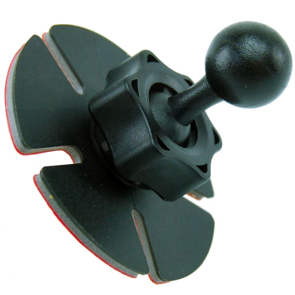 Adhesive Stick On Mount for Garmin Cradles fits Flat &amp; Curved Surfaces Bike Windshields (sku 36737)