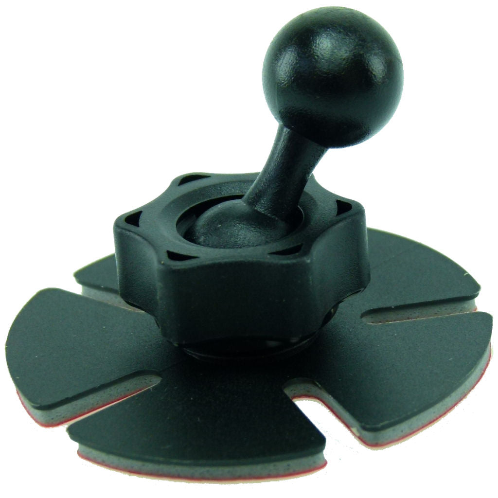 Adhesive Stick On Mount for Garmin Cradles fits Flat &amp; Curved Surfaces Bike Windshields (sku 36737)