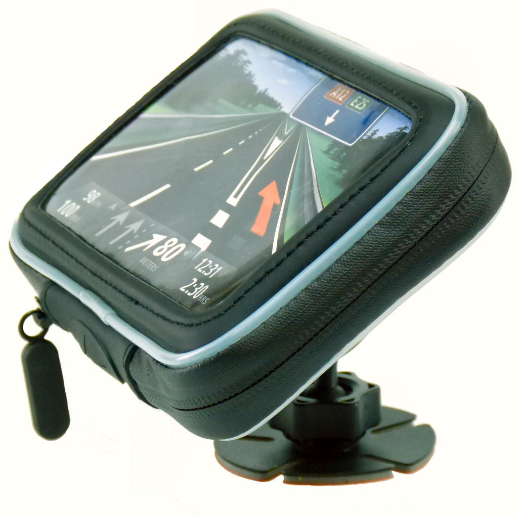 Adhesive Stick On Mount &amp; Waterproof Case for TomTom XXL SatNav (sku 36750)