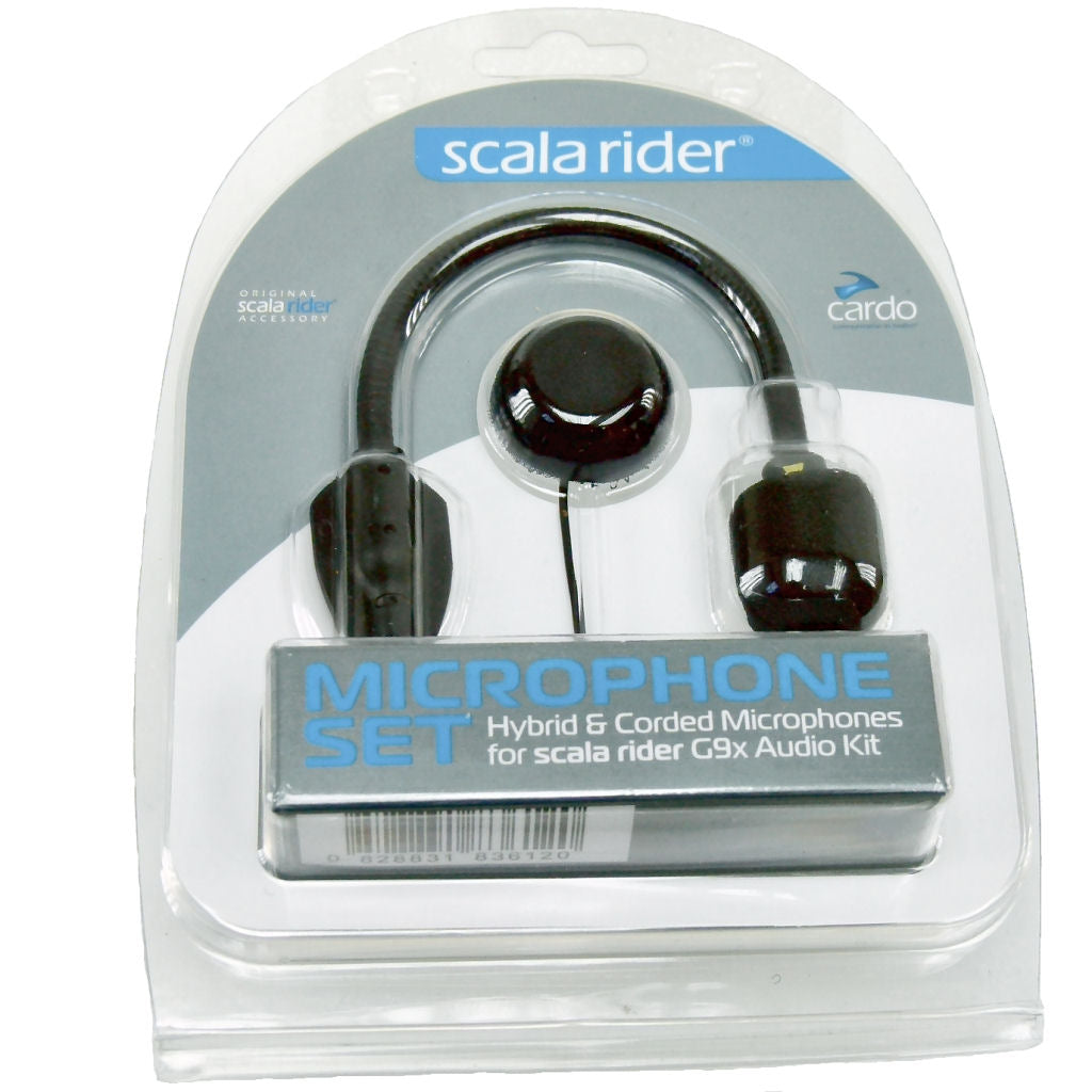Scala Rider Microphone Set Hybrid &amp; Corded for G9x Audio Kit (sku 36805)