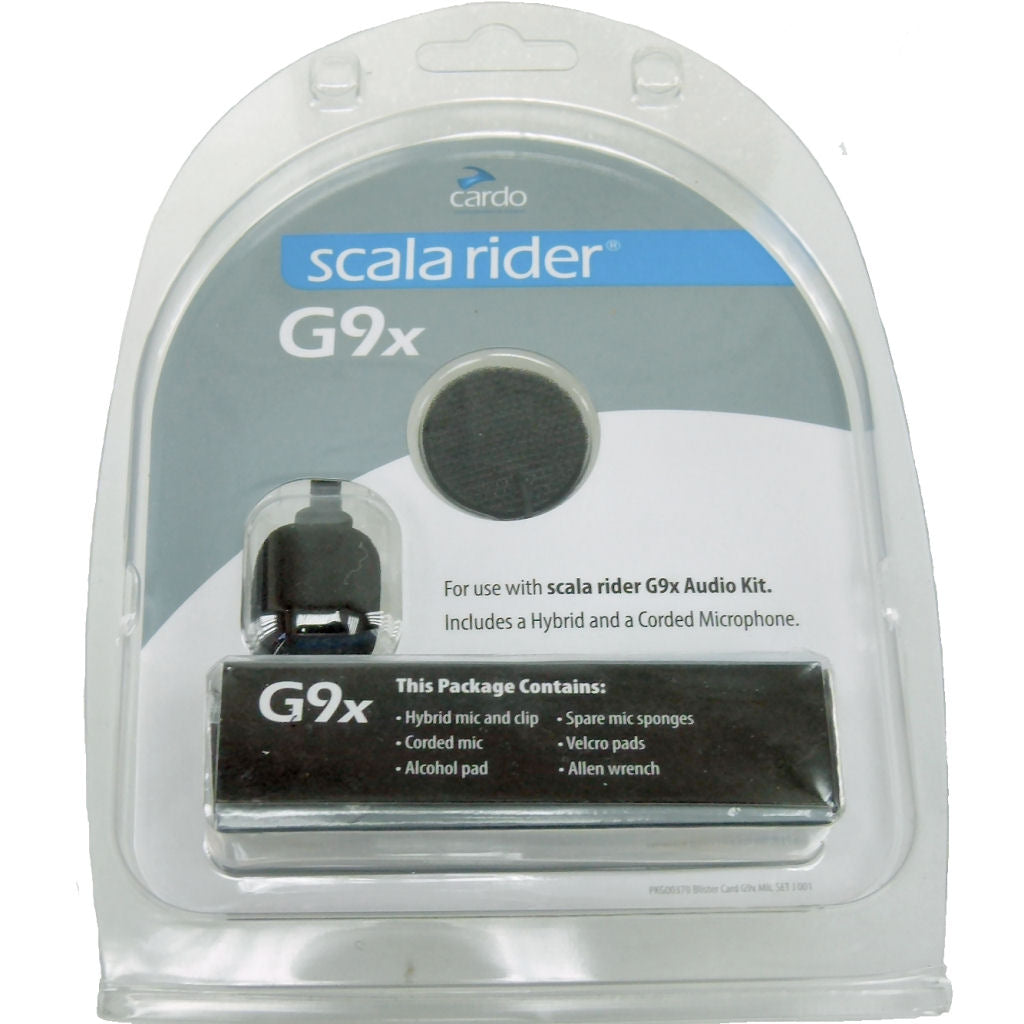 Scala Rider Microphone Set Hybrid &amp; Corded for G9x Audio Kit (sku 36805)