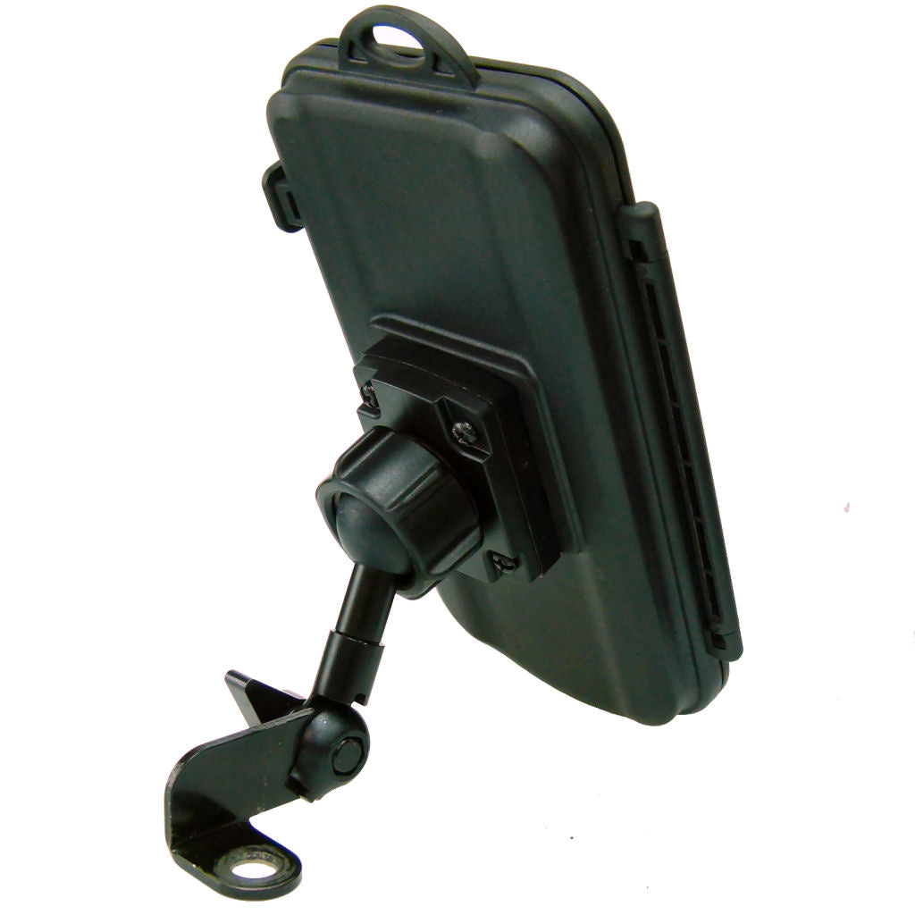 Waterproof M8 - M10 Motorcycle Mirror Bike Mount for Samsung Galaxy S9 (sku 44768)