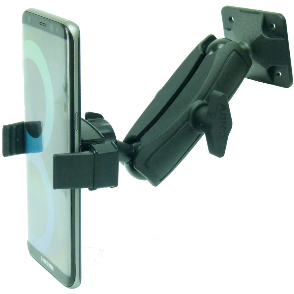Permanent Vans Truck Minibus Dashboard Console Mount for Galaxy S8+ (sku 36886)