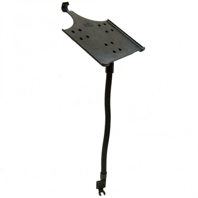 Dedicated 18inch Flexible Vehicle Floor - Seat Track Mount Bracket Apple iPad (sku 43809)