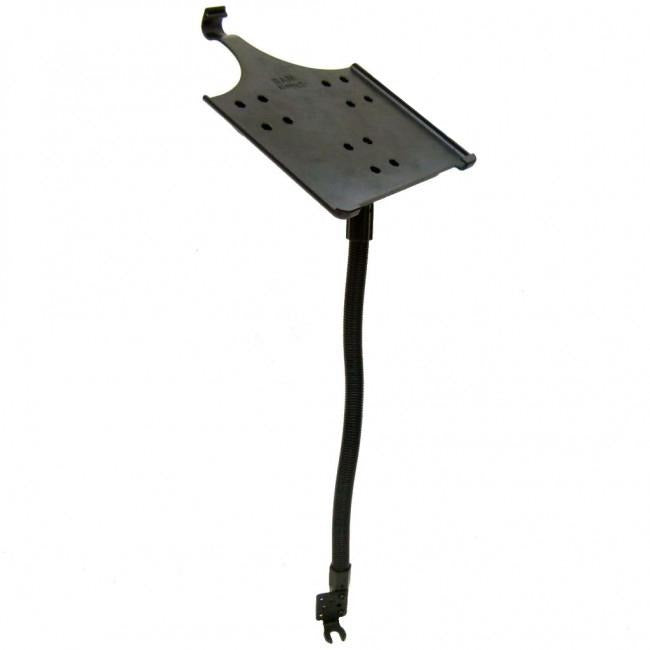 Dedicated 22inch Flexible Vehicle Floor - Seat Track Mount Bracket Apple iPad Mini 2019 (sku 50535) - BuyBits Ltd UK