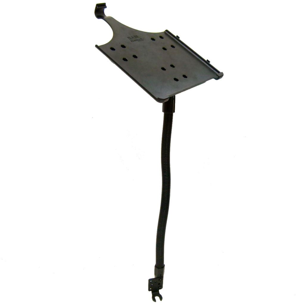Dedicated 18inch Flexible Vehicle Floor - Seat Track Mount Bracket Apple iPad Pro 12.9" (2020) (sku 53879) - BuyBits Ltd UK