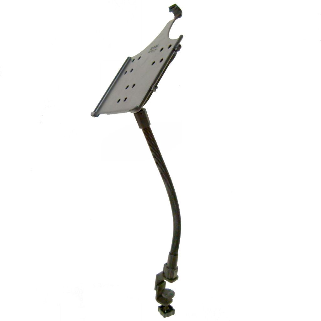 Dedicated Heavy-Duty 22" Gooseneck Tablet Table Clamp Mount for Apple iPad Pro 12.9" 3rd Gen (2018) (sku 46693) - BuyBits Ltd UK