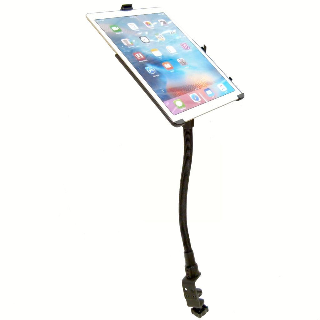 Dedicated Heavy-Duty 22" Gooseneck Tablet Table Clamp Mount for Apple iPad Pro 12.9" 3rd Gen (2018) (sku 46693) - BuyBits Ltd UK