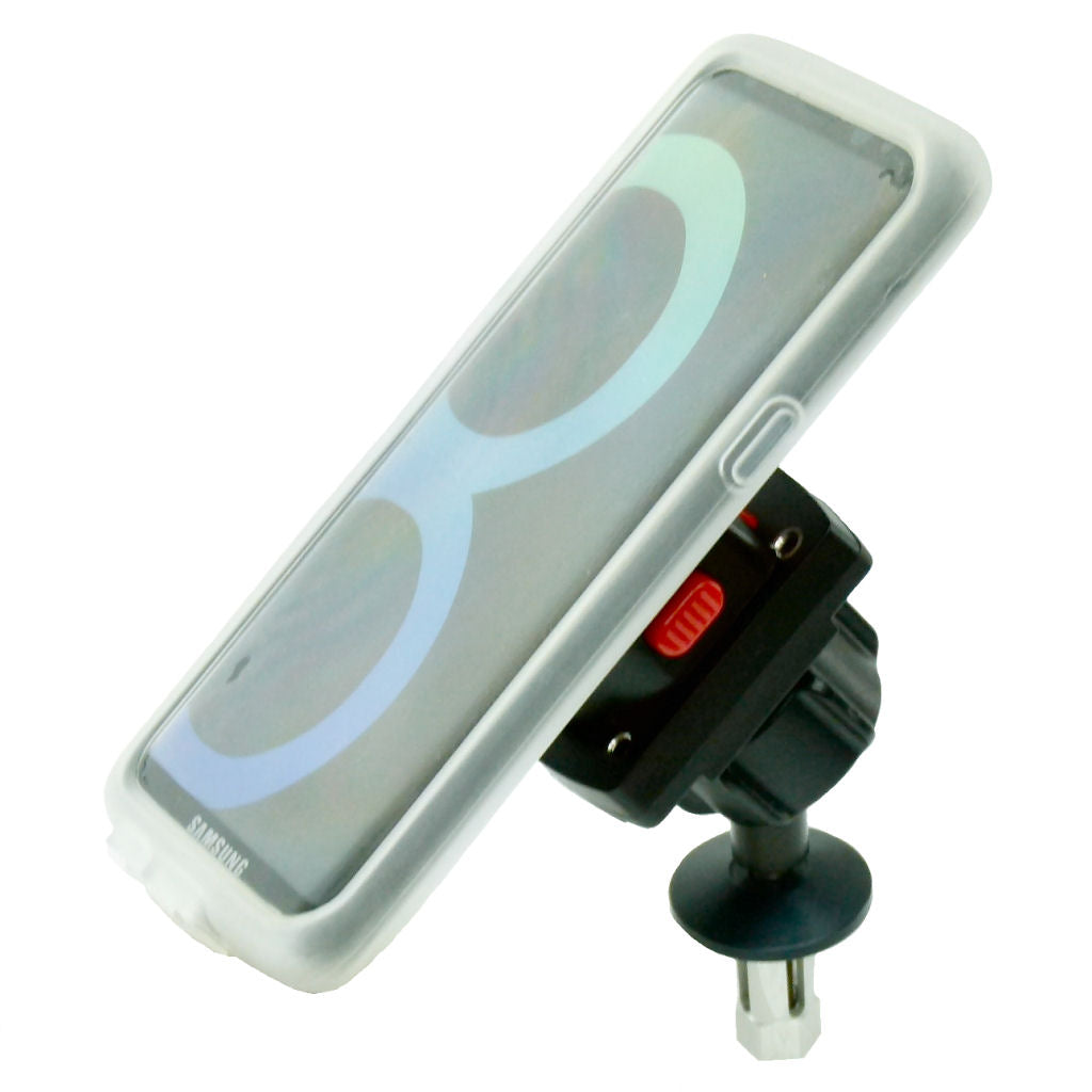 TiGRA MountCase for Galaxy S9 &amp; Motorcycle Stem Mount fits Honda Blackbird - Kawasaki (sku 44762)