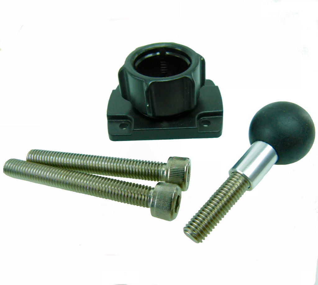 Motorcycle M8 Handlebar Top Clamp Mount &amp; AMPS Adapter for Garmin ZUMO 396LMT-S (sku 41081)