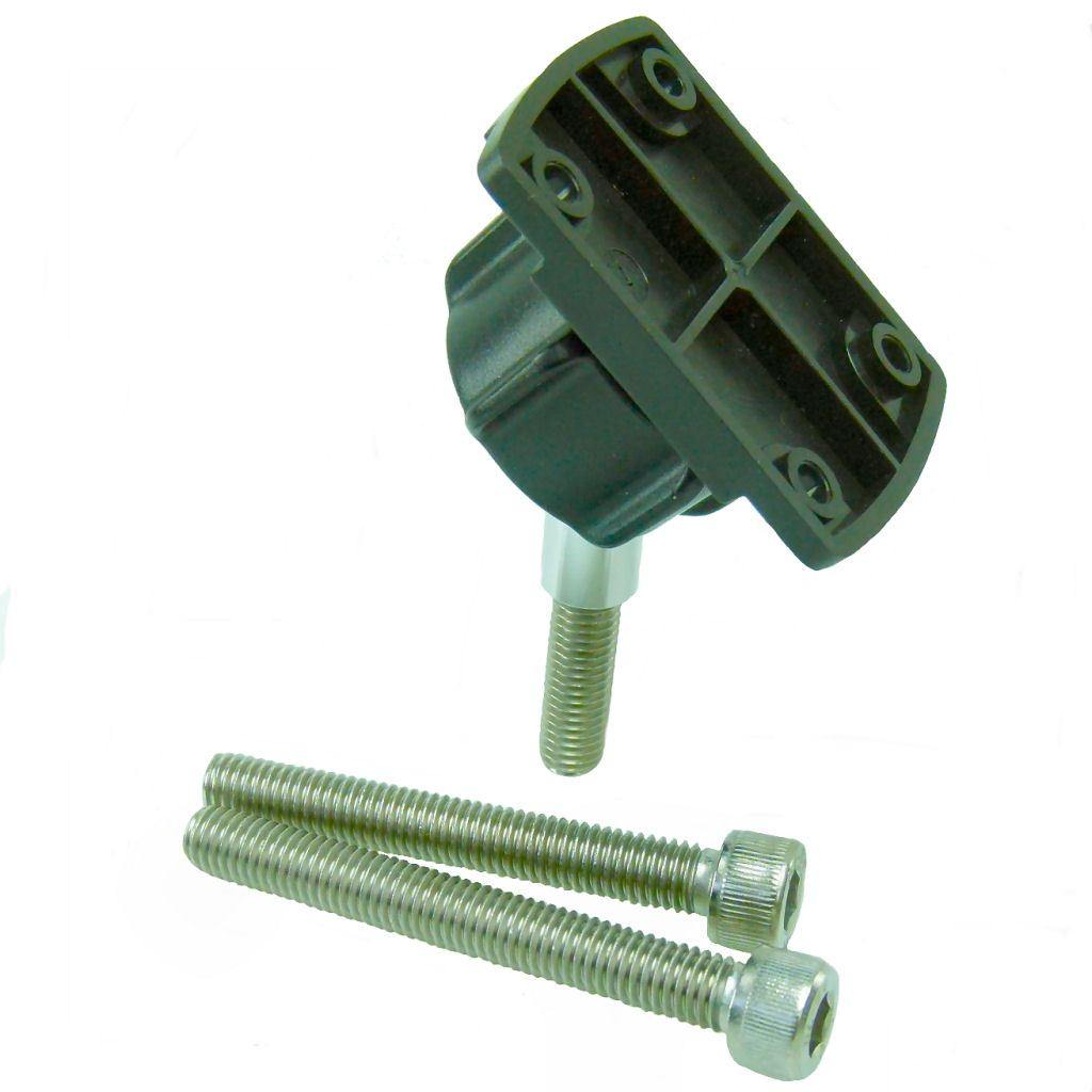 Motorcycle M8 Handlebar Top Clamp Mount with AMPS Adaptor for Garmin Zumo XT (sku 56144) - BuyBits Ltd UK