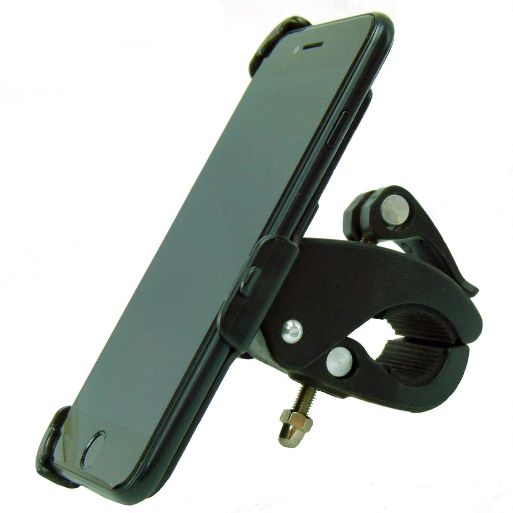 Dedicated Quick Fix Bike Motorcycle Cycle Handlebar Clamp Mount for iPhone 8 PLUS (5.5") (sku 39052)