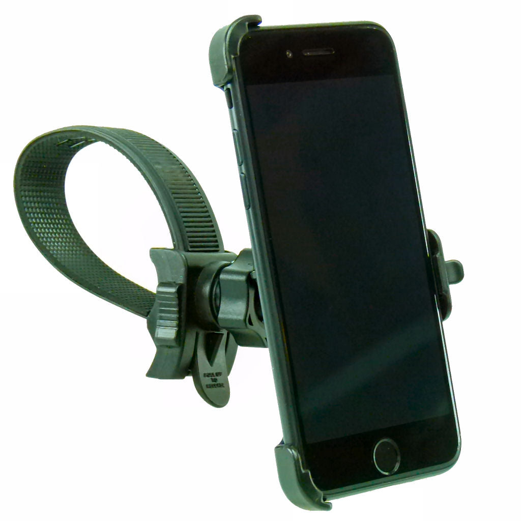 Locking Strap Motorcycle Bike Handlebar Mount for iPhone 8 (4.7") (sku 37856)