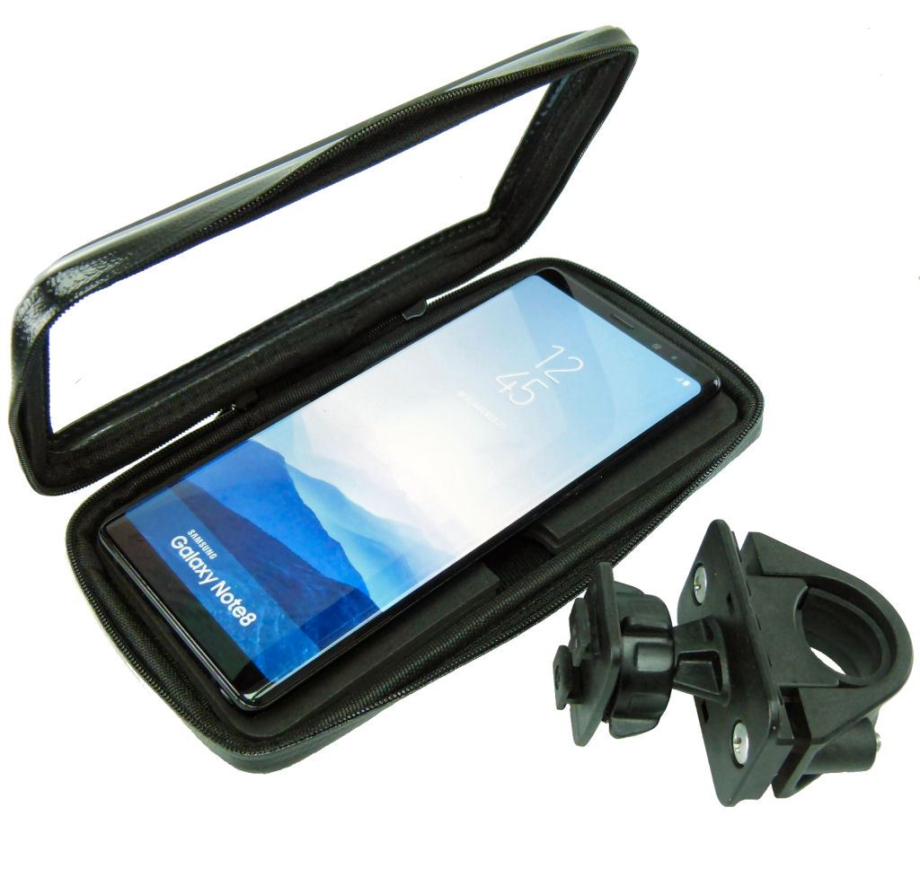 Waterproof Bike Motorcycle Handlebar Phone Mount for Samsung Galaxy Note 10 Lite (sku 50813) - BuyBits Ltd UK