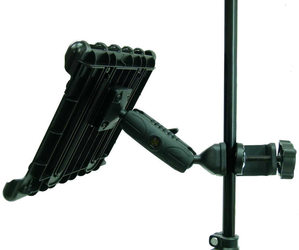 BuyBits Music - Microphone Stand Tablet Clamp Mount Holder for Galaxy TAB E 9.6 (sku 33154)