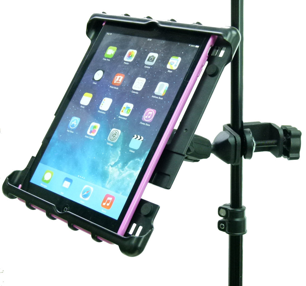 BuyBits Music - Microphone Stand Tablet Clamp Mount Holder for iPad PRO 9.7 (sku 34449)