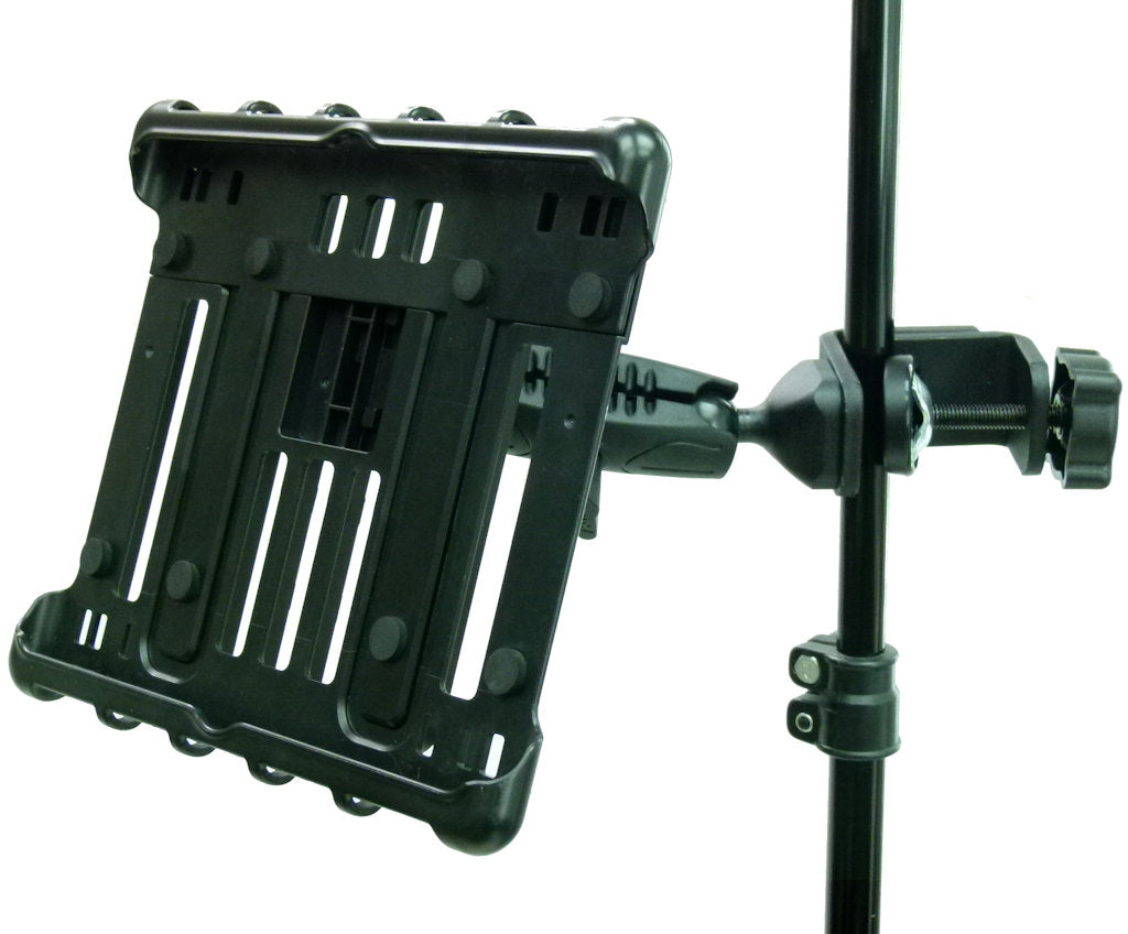BuyBits Music - Microphone Stand Tablet Clamp Mount Holder for Galaxy TAB E 9.6 (sku 33154)