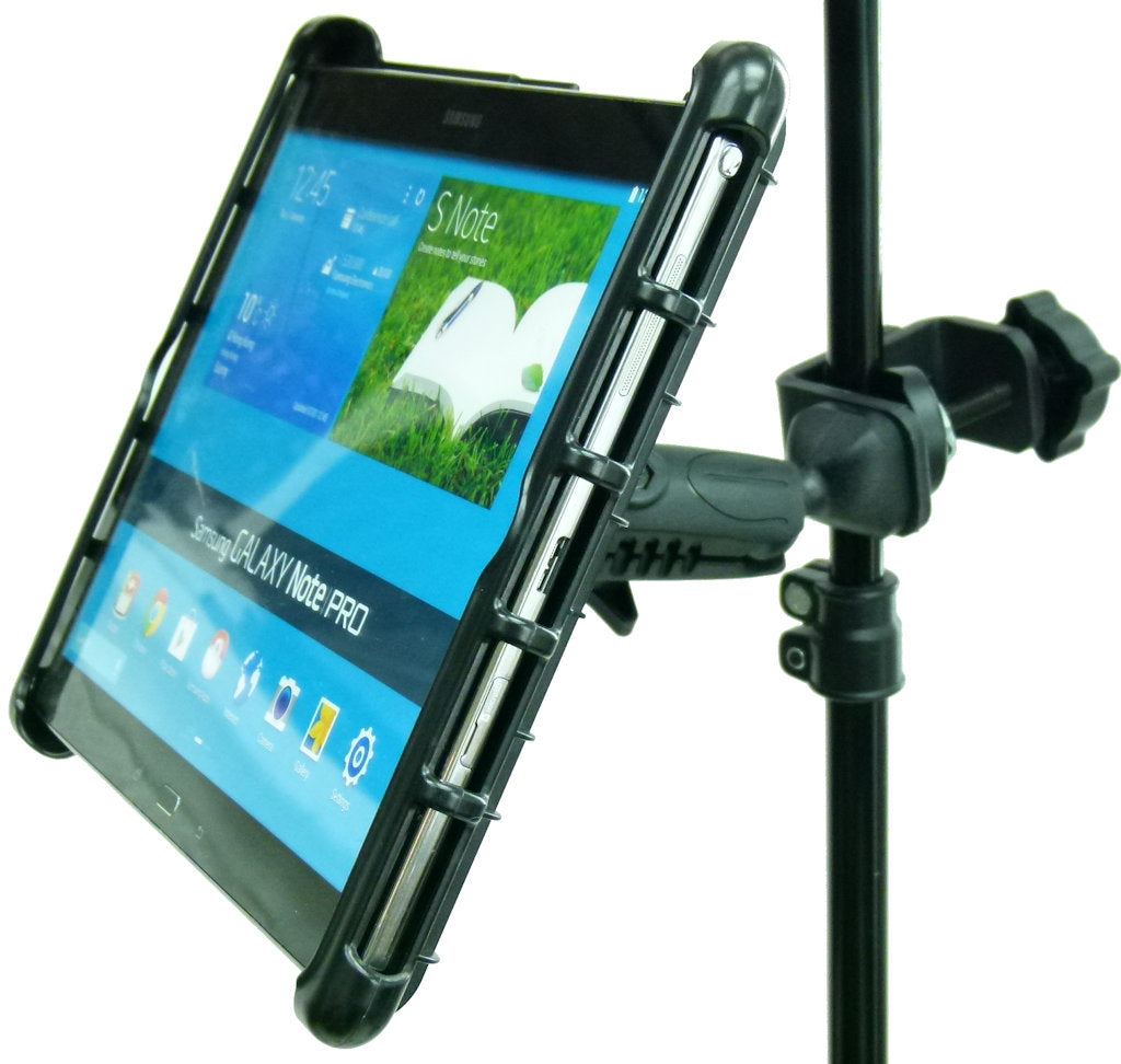 BuyBits Music - Microphone Stand Tablet Clamp Mount Holder for Galaxy Note PRO 12.2 (sku 33136)