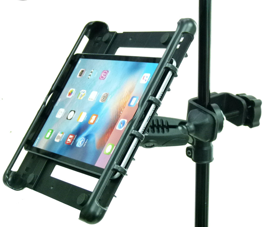 BuyBits Music - Microphone Stand Tablet Clamp Mount Holder for iPad 2 Mini (sku 33145)