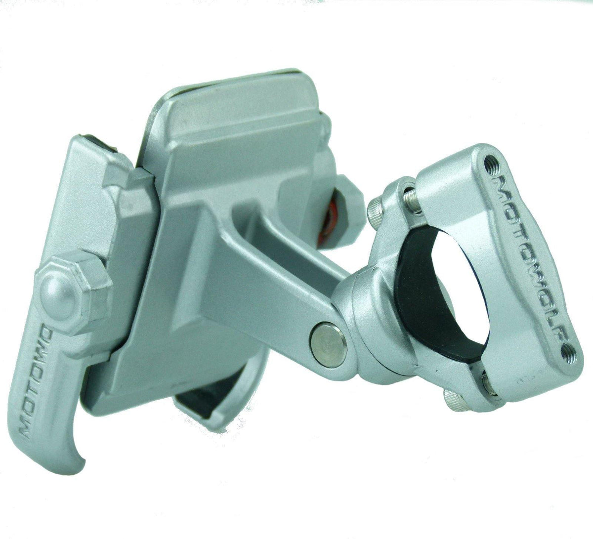 Aluminium Metal Bike Handlebar Phone Mount fits iPhone 12 Mini (sku 55783) - BuyBits Ltd UK