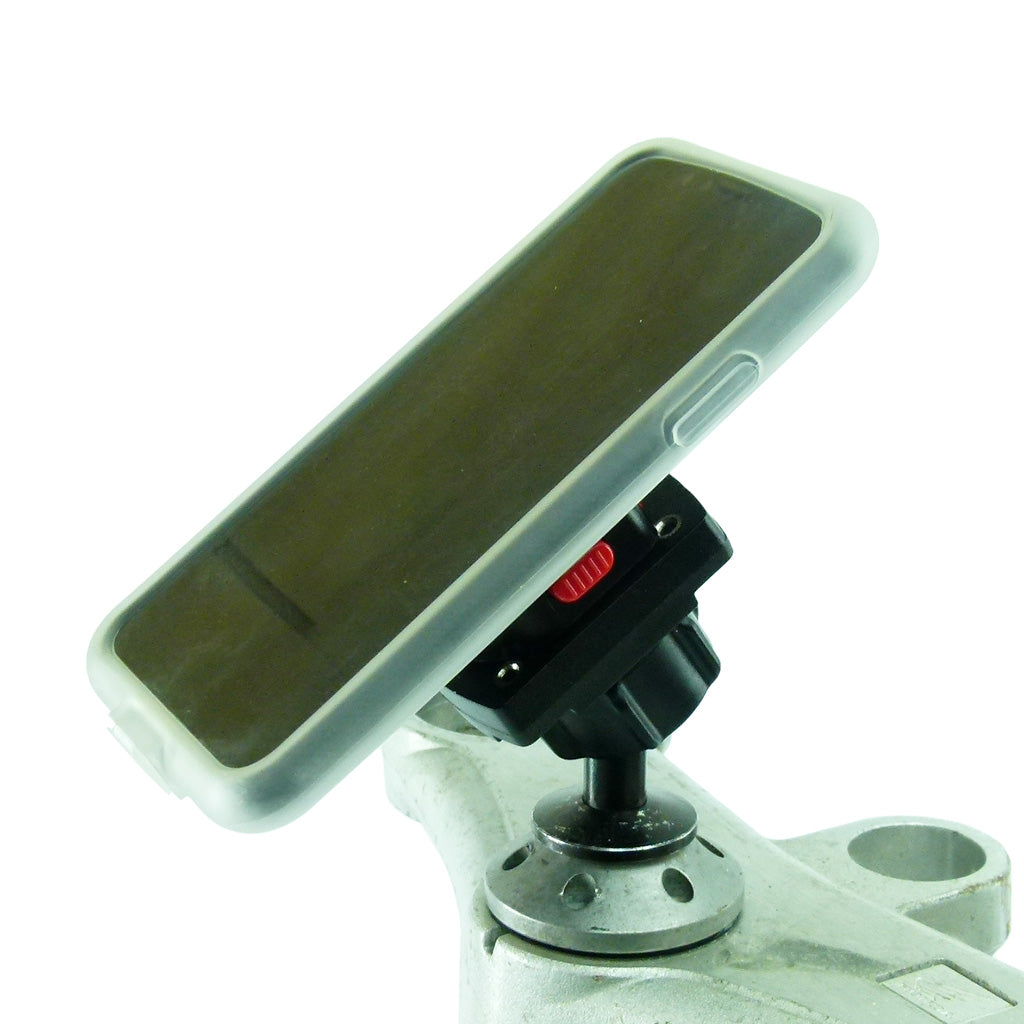 12mm Motorcycle Stem Mount &amp; TiGRA MountCase for iPhone X fits Honda Blackbird - Kawasaki (sku 41007)