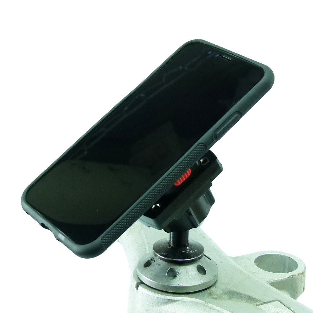 12mm Motorcycle Stem Mount &amp; TiGRA MountCase for iPhone X fits Honda Blackbird - Kawasaki (sku 41007)