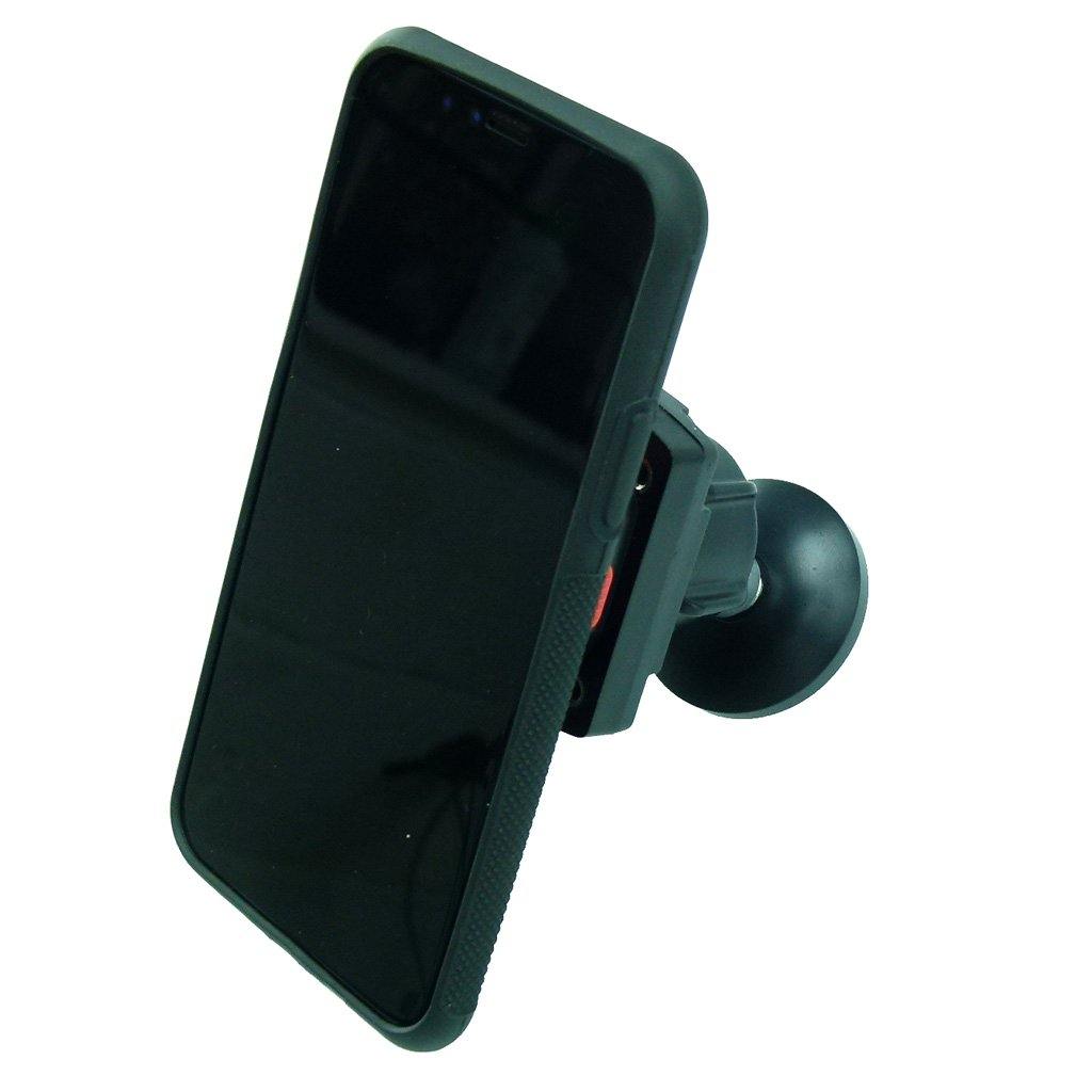 Motorbike Headstock Screw Stem Mount &amp; Tigra Mountcase for iPhone 11 fits BMW K1200-1300 R S &amp; RS (sku 51282) - BuyBits Ltd UK