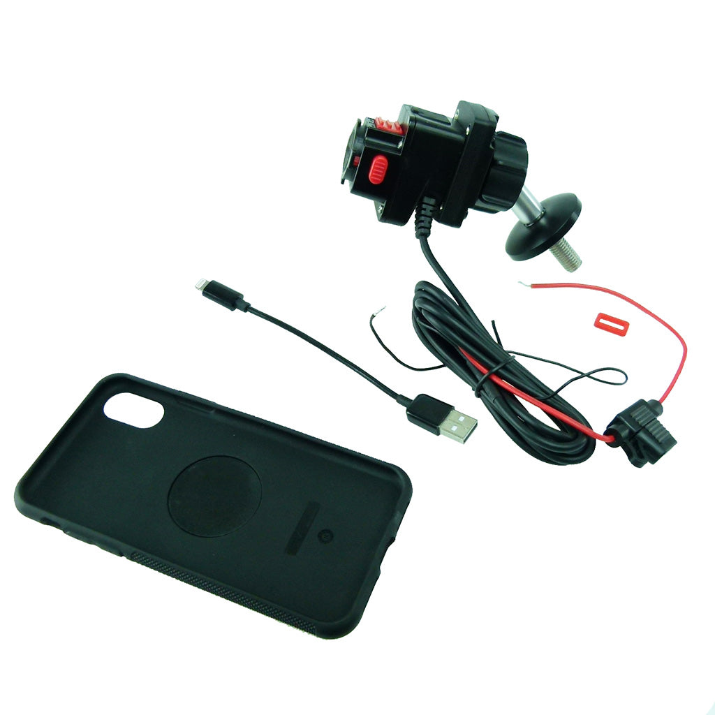 TiGRA MountCase 2 for iPhone XS Hardwire-Direct to battery charger for BMW K1600GT - GTL (sku 42314)