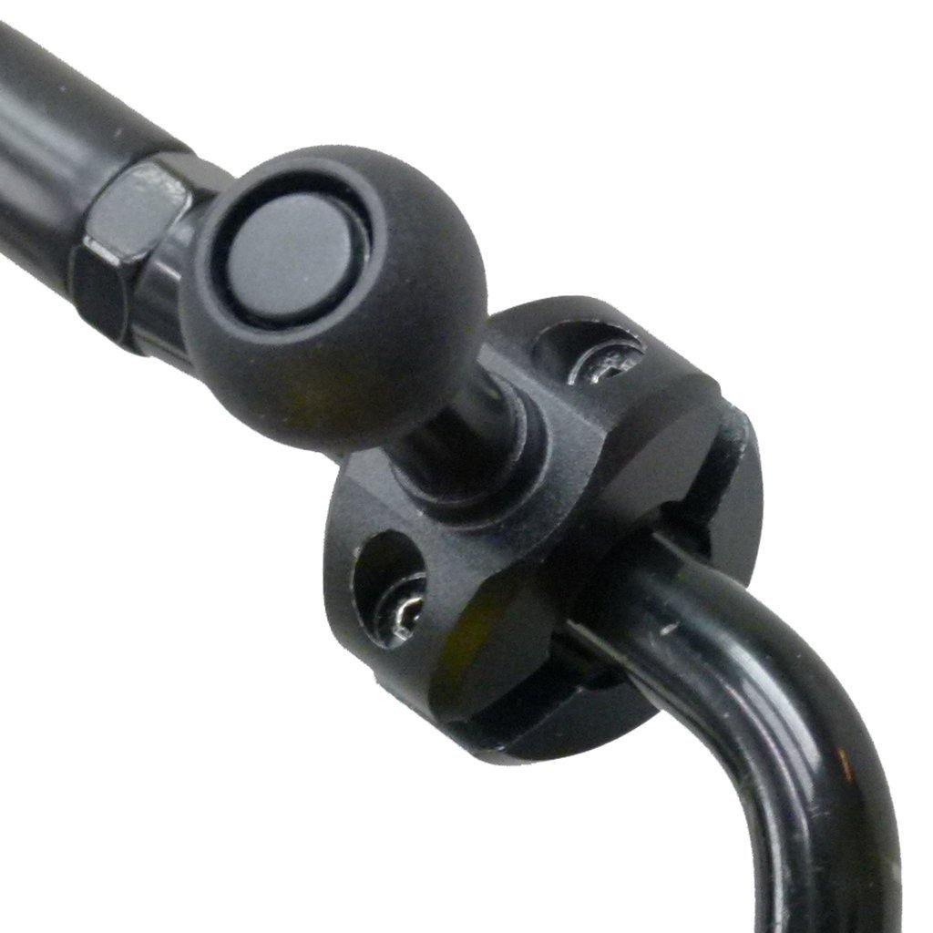 Motorcycle Mirror Mount TiGRA MountCase for iPhone 11 Hardwire-Direct to battery charger (sku 51261) - BuyBits Ltd UK