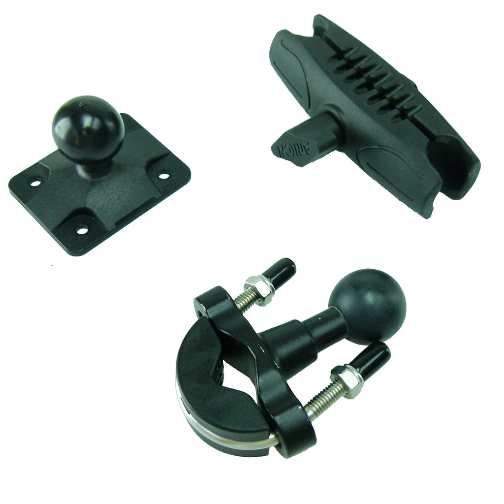 BuyBits Original Extended Bike Handlebar U Bolt Base with AMPS Plate for TomTom Rider v5 (sku 20228)