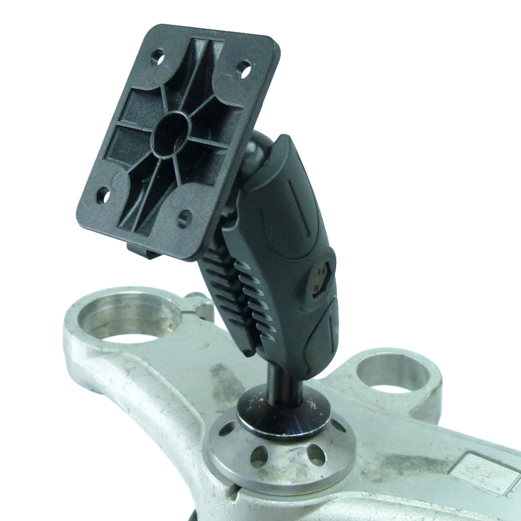 Extended 12mm Hexagon Stem Mount for Honda Blackbird &amp; Kawasaki Motorcycles with AMPS Adapter for TomTom Rider (sku 31850)