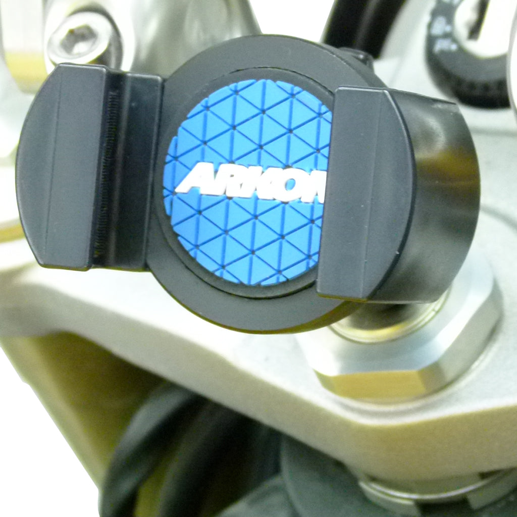 Suzuki GSX R750 (2006-2007) 13mm Stem Motorbike Phone Mount with Deluxe Cradle (sku 41406)