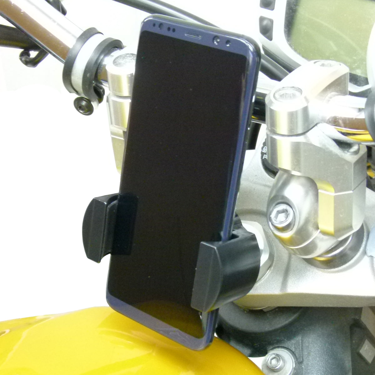 Yamaha YZF-R6 (1999 onward) 13mm Stem Motorbike Phone Mount with Deluxe Cradle (sku 41445)