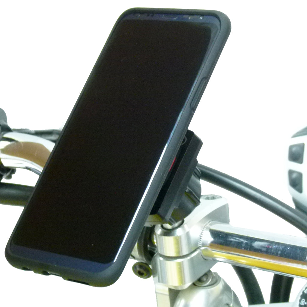 Tigra Samsung Galaxy S9 Motorcycle Headstock Screw Stem Mount fits BMW K1600GT - GTL (sku 41547)