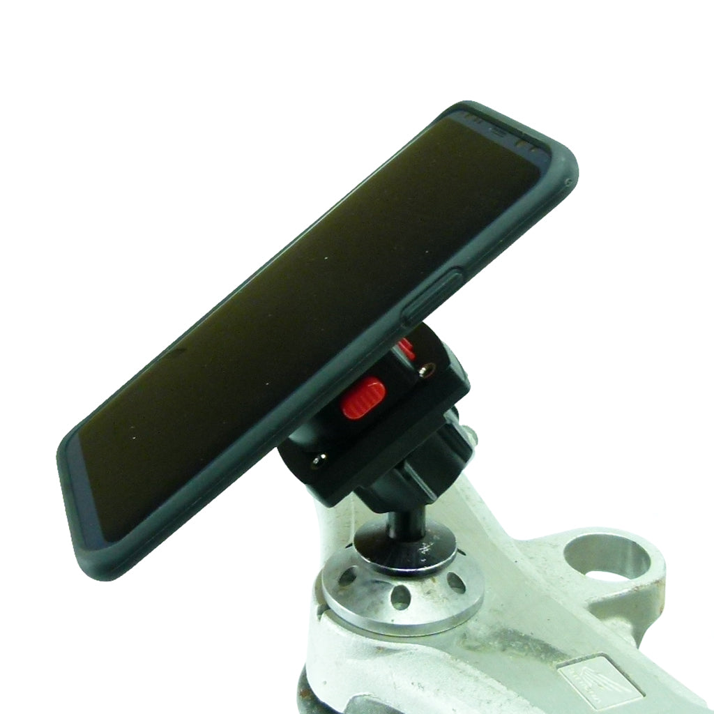 12mm Motorcycle Stem Mount &amp; TiGRA MountCase for Samsung Galaxy S8 fits Honda Blackbird - Kawasaki (sku 41520)