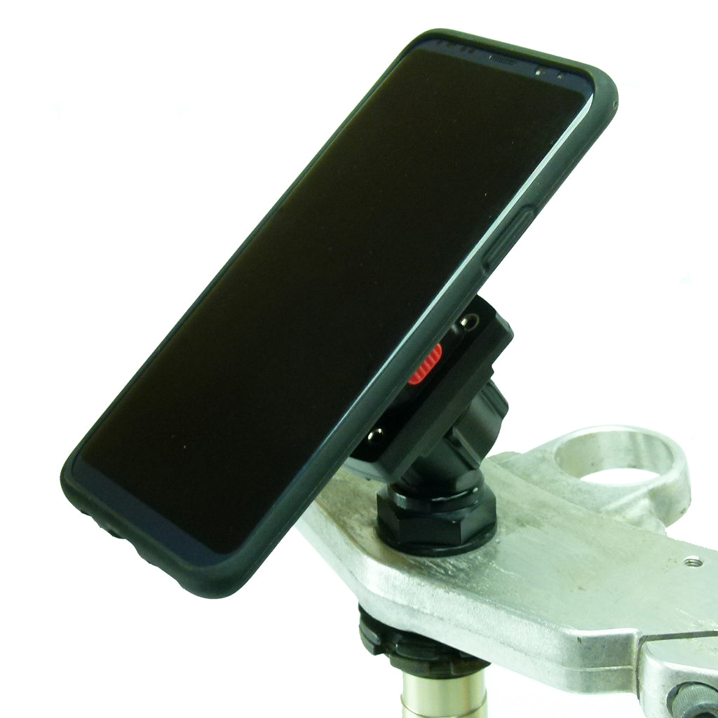 Yoke 10 Motorcycle Nut Mount &amp; TiGRA MountCase 2 Holder for Samsung Galaxy S9 (sku 41523)
