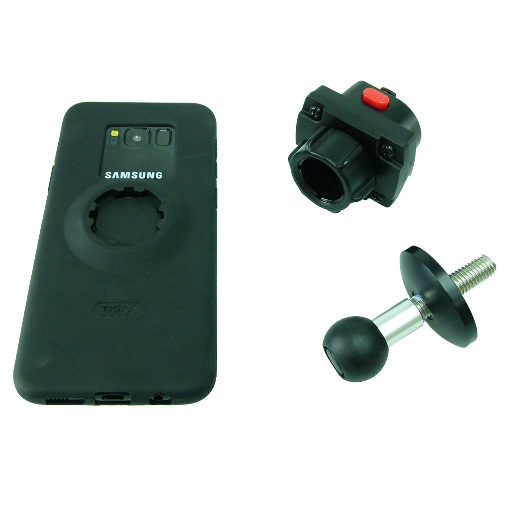 Tigra Samsung Galaxy S9 Motorcycle Headstock Screw Stem Mount fits BMW K1600GT - GTL (sku 41547)