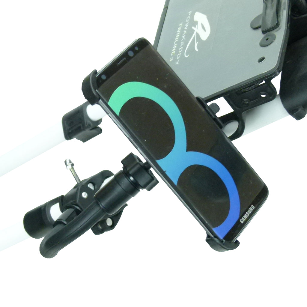 Quick Fix Adjustable Golf Trolley Mount for Samsung Galaxy S8 PLUS (sku 41730)
