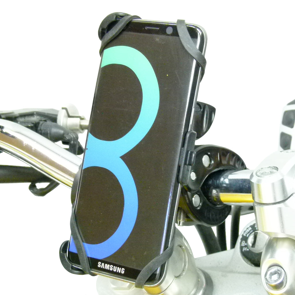 Dedicated K-Tech Motorbike Clamp Phone Mount Holder for Samsung Galaxy S8 (sku 41709)