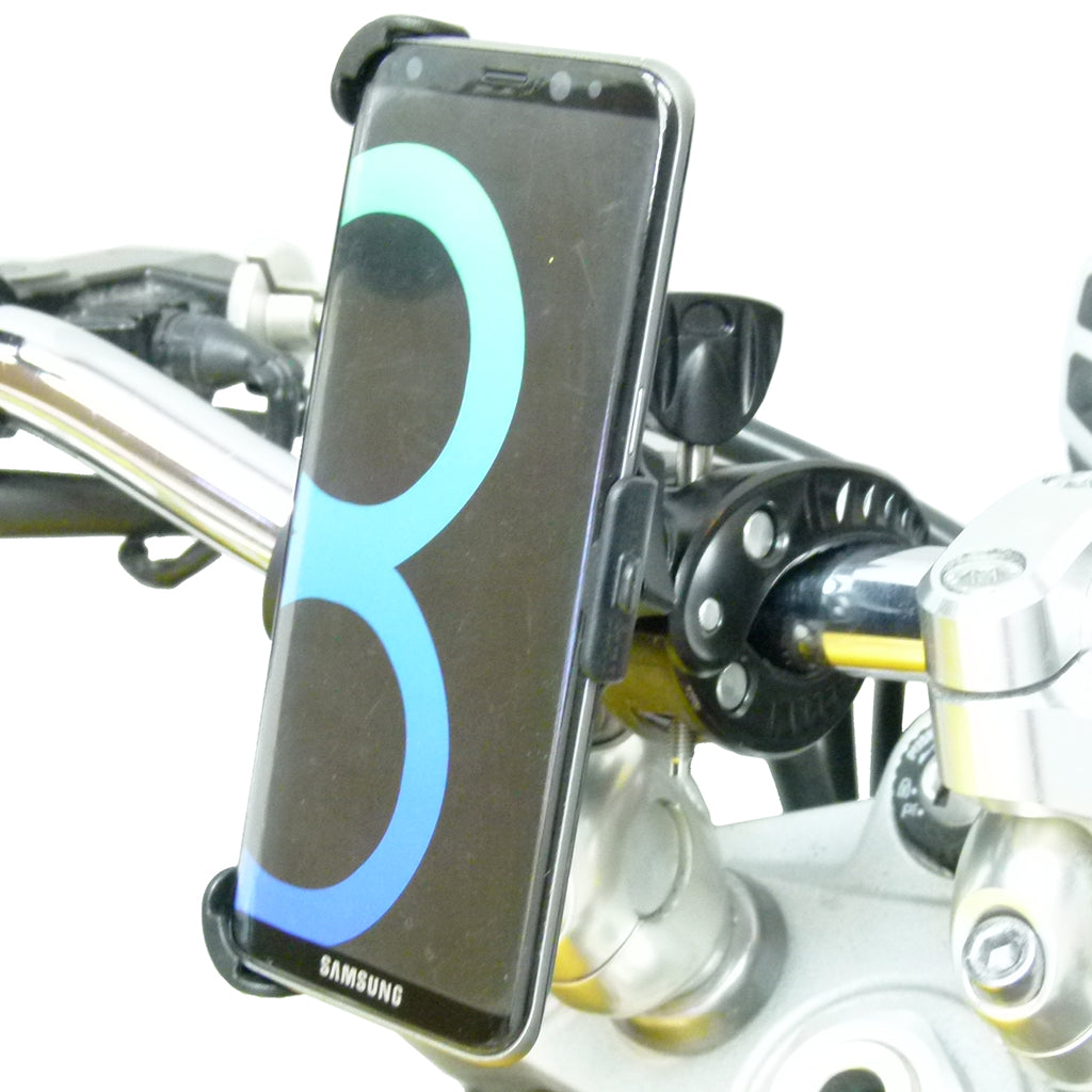Dedicated K-Tech Motorbike Clamp Phone Mount Holder for Samsung Galaxy S8 (sku 41709)