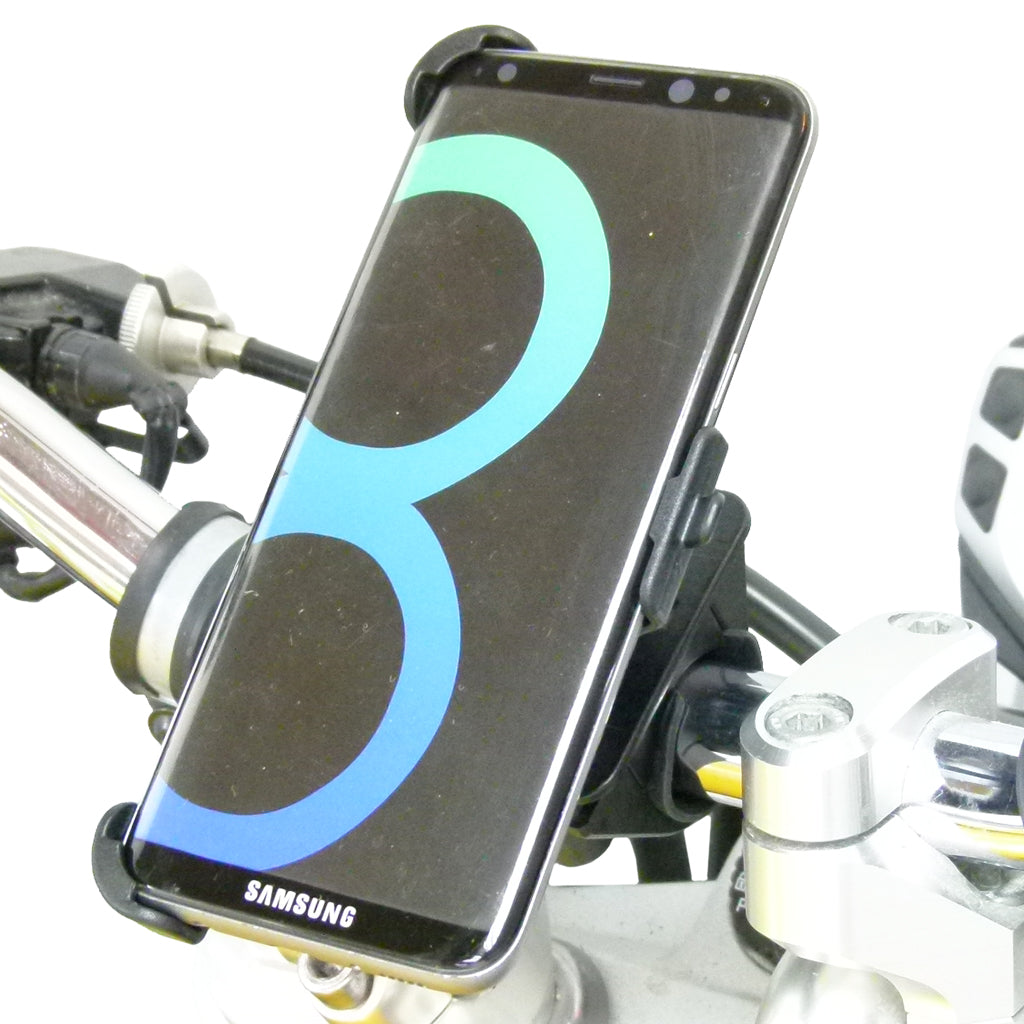 Dedicated Motorcycle Handlebar Mount for Samsung Galaxy S8 (sku 41711)